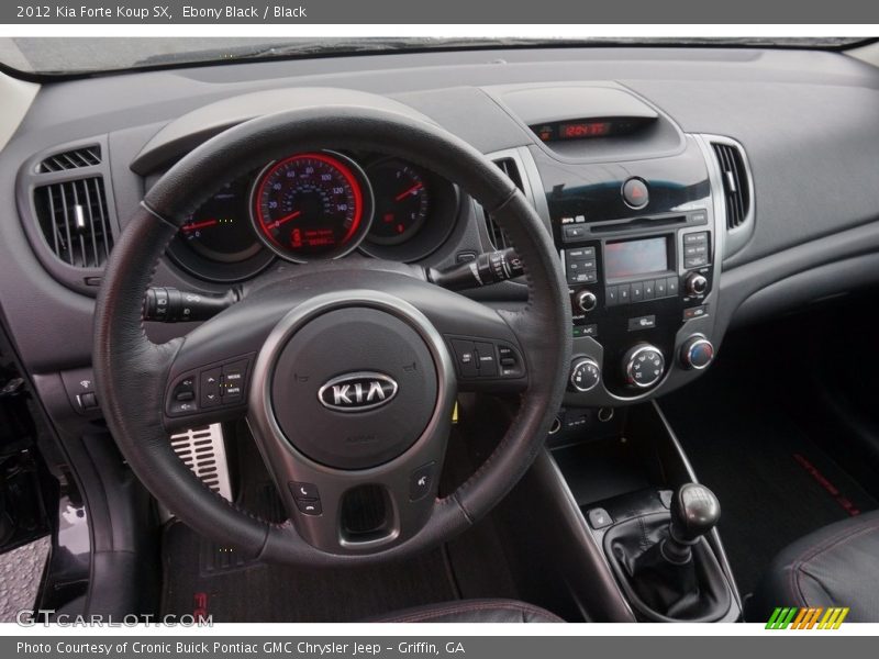 Ebony Black / Black 2012 Kia Forte Koup SX