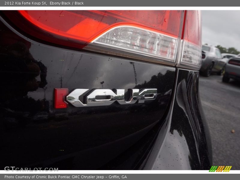 Ebony Black / Black 2012 Kia Forte Koup SX