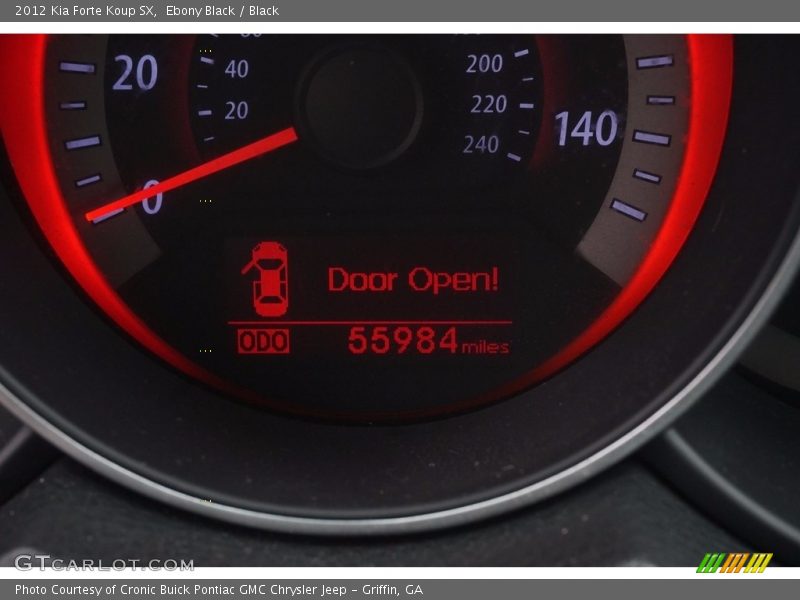 Ebony Black / Black 2012 Kia Forte Koup SX