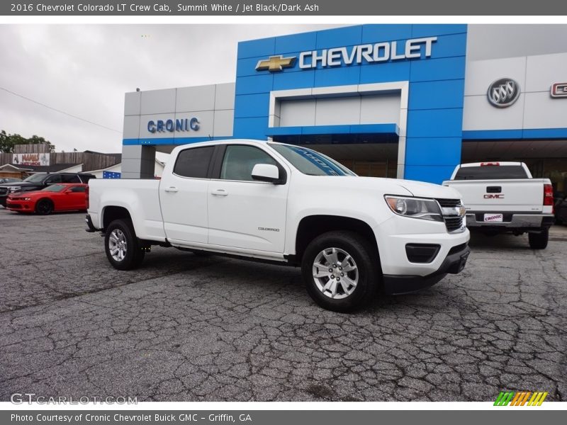 Summit White / Jet Black/Dark Ash 2016 Chevrolet Colorado LT Crew Cab