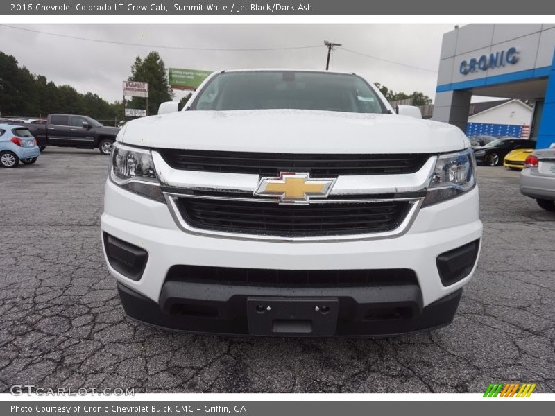 Summit White / Jet Black/Dark Ash 2016 Chevrolet Colorado LT Crew Cab