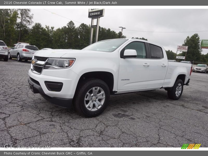 Summit White / Jet Black/Dark Ash 2016 Chevrolet Colorado LT Crew Cab