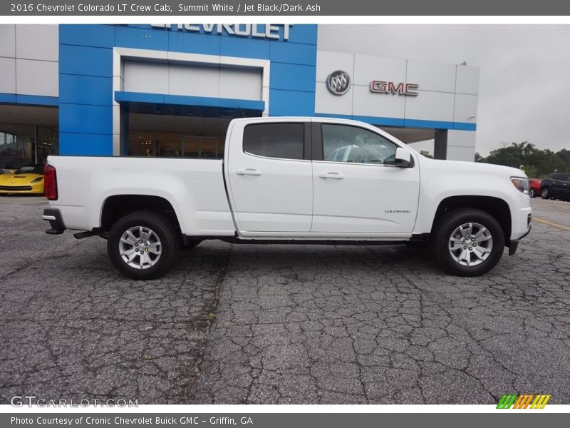 Summit White / Jet Black/Dark Ash 2016 Chevrolet Colorado LT Crew Cab