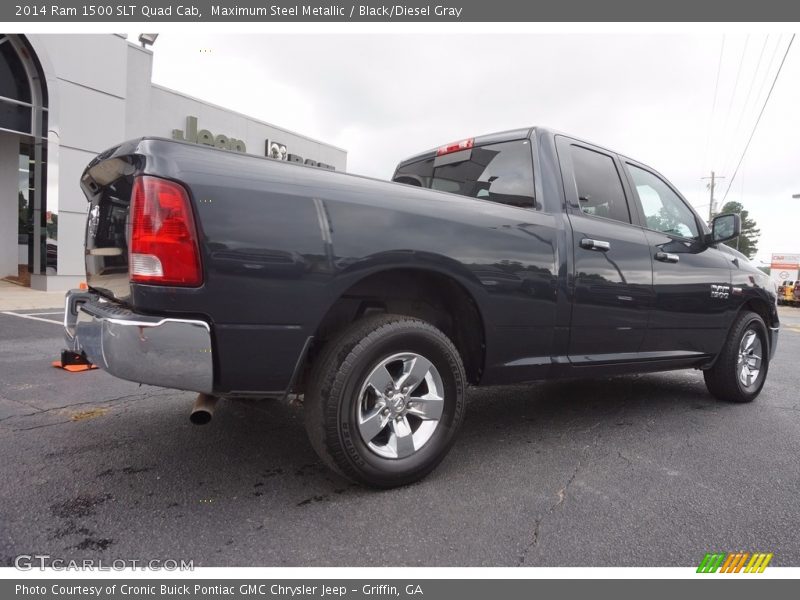 Maximum Steel Metallic / Black/Diesel Gray 2014 Ram 1500 SLT Quad Cab