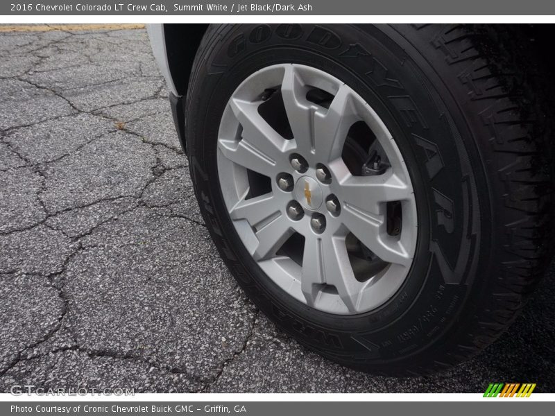 Summit White / Jet Black/Dark Ash 2016 Chevrolet Colorado LT Crew Cab