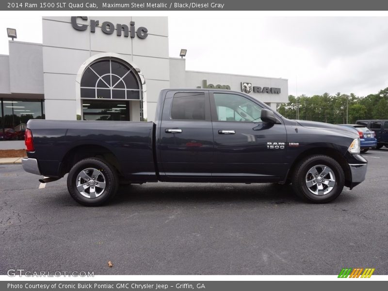 Maximum Steel Metallic / Black/Diesel Gray 2014 Ram 1500 SLT Quad Cab
