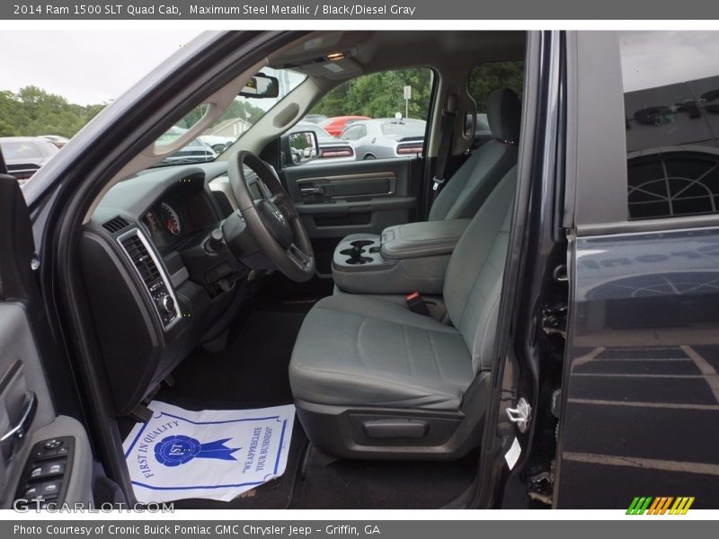 Maximum Steel Metallic / Black/Diesel Gray 2014 Ram 1500 SLT Quad Cab