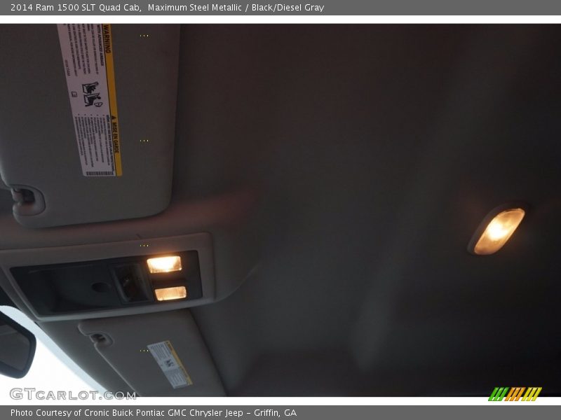 Maximum Steel Metallic / Black/Diesel Gray 2014 Ram 1500 SLT Quad Cab