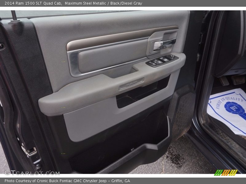 Maximum Steel Metallic / Black/Diesel Gray 2014 Ram 1500 SLT Quad Cab