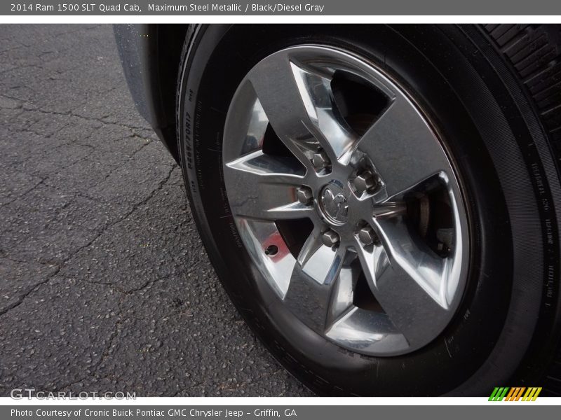 Maximum Steel Metallic / Black/Diesel Gray 2014 Ram 1500 SLT Quad Cab