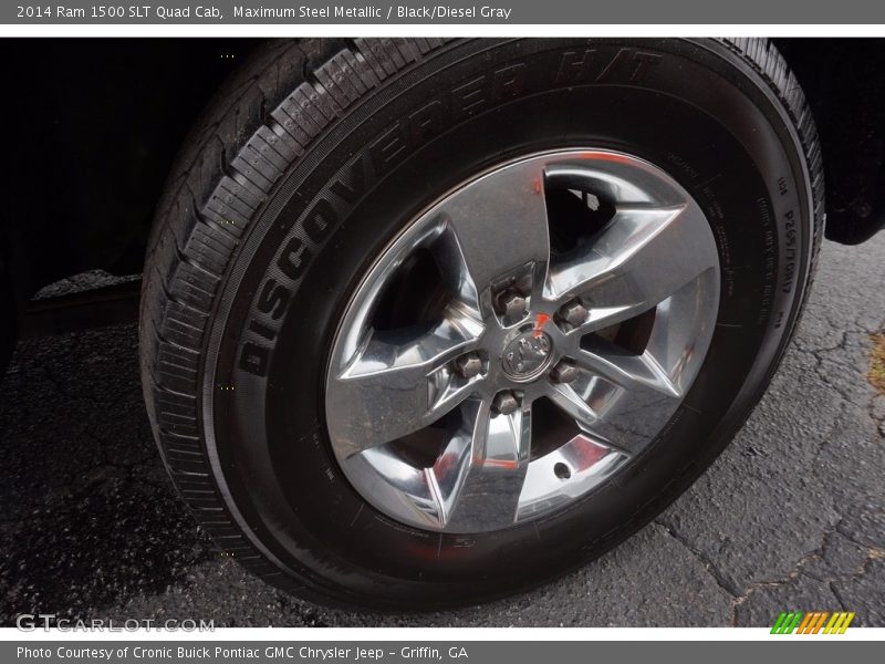 Maximum Steel Metallic / Black/Diesel Gray 2014 Ram 1500 SLT Quad Cab