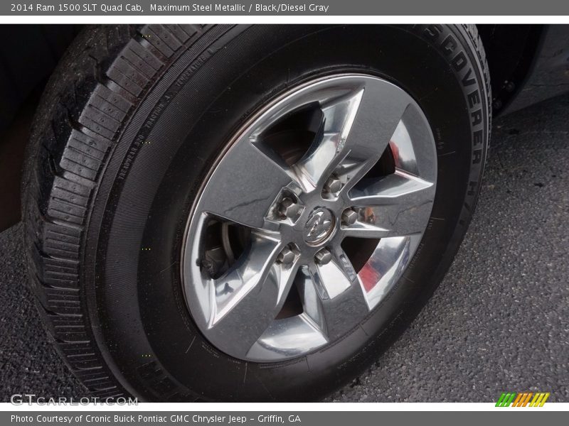 Maximum Steel Metallic / Black/Diesel Gray 2014 Ram 1500 SLT Quad Cab