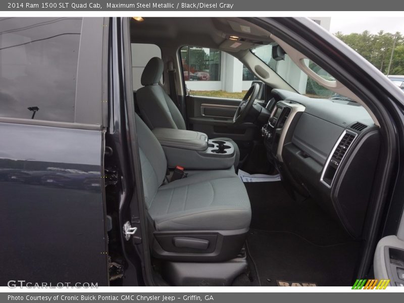Maximum Steel Metallic / Black/Diesel Gray 2014 Ram 1500 SLT Quad Cab