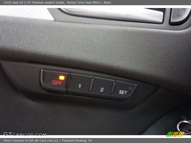 Meteor Grey Pearl Effect / Black 2009 Audi A4 2.0T Premium quattro Sedan