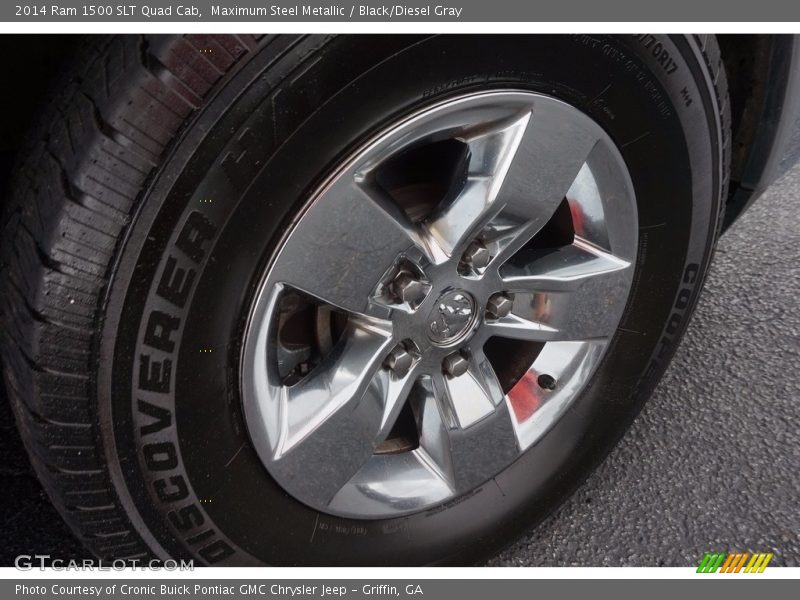 Maximum Steel Metallic / Black/Diesel Gray 2014 Ram 1500 SLT Quad Cab