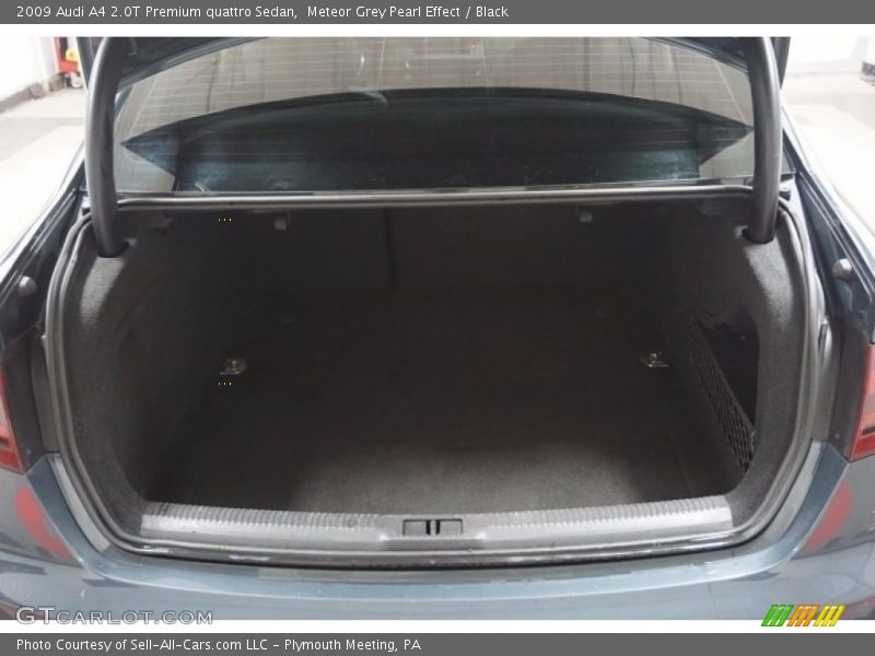 Meteor Grey Pearl Effect / Black 2009 Audi A4 2.0T Premium quattro Sedan