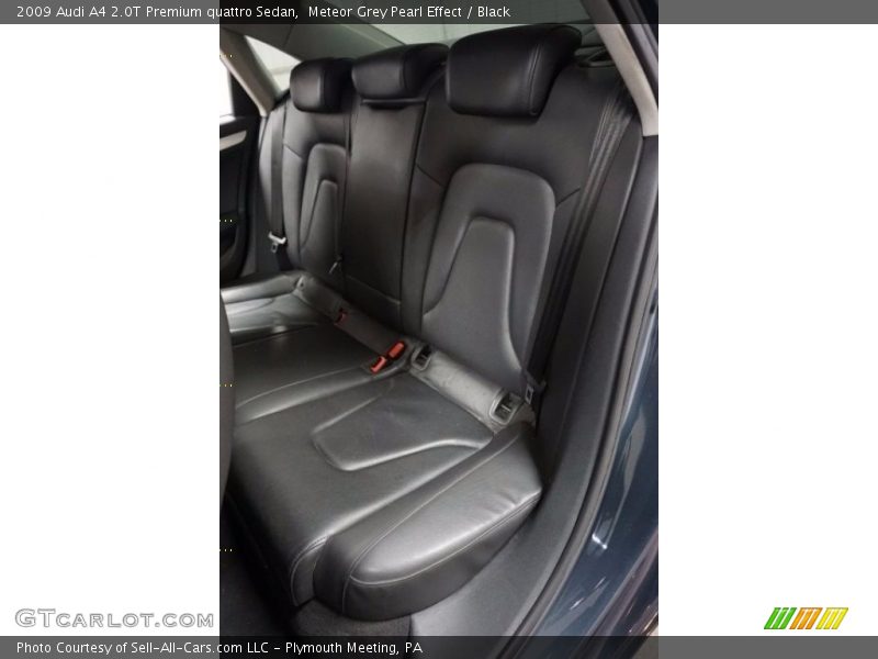 Meteor Grey Pearl Effect / Black 2009 Audi A4 2.0T Premium quattro Sedan