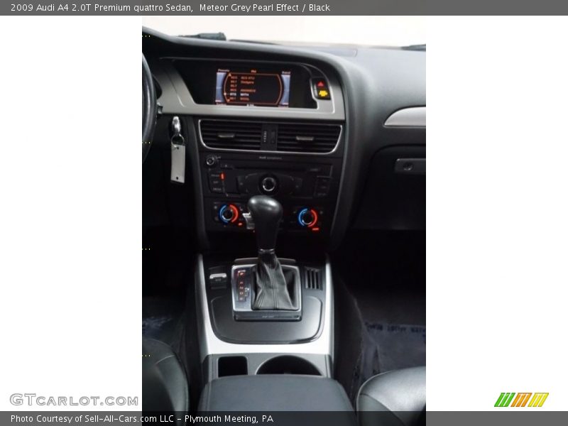 Meteor Grey Pearl Effect / Black 2009 Audi A4 2.0T Premium quattro Sedan