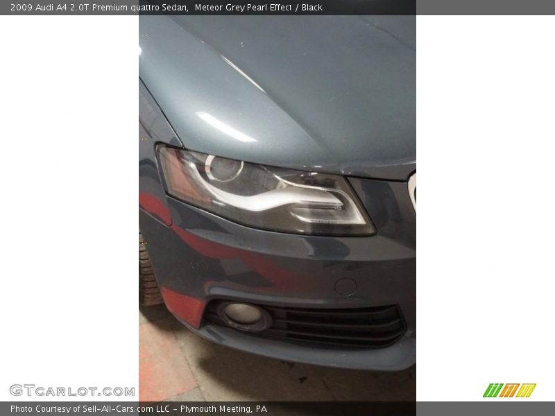 Meteor Grey Pearl Effect / Black 2009 Audi A4 2.0T Premium quattro Sedan