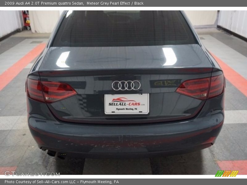 Meteor Grey Pearl Effect / Black 2009 Audi A4 2.0T Premium quattro Sedan