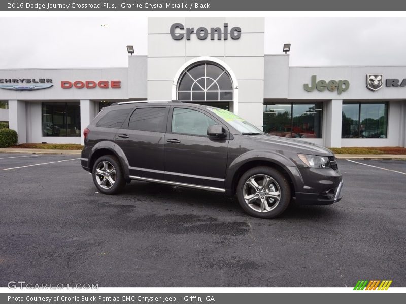 Granite Crystal Metallic / Black 2016 Dodge Journey Crossroad Plus