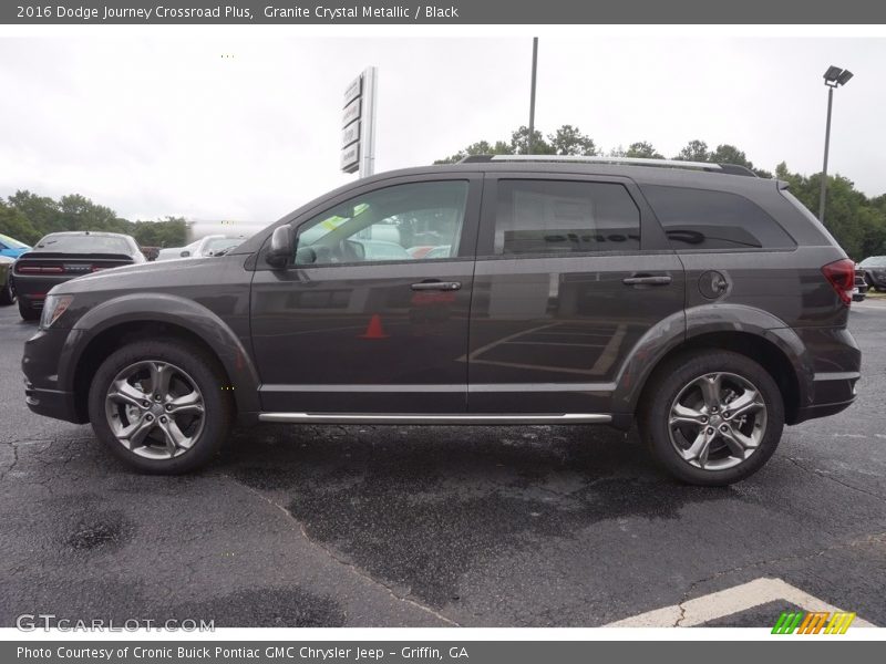 Granite Crystal Metallic / Black 2016 Dodge Journey Crossroad Plus