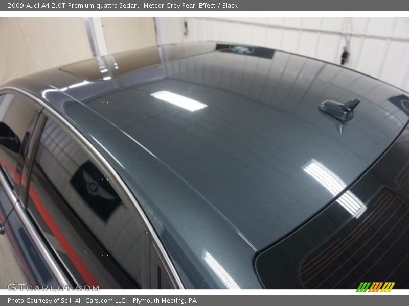 Meteor Grey Pearl Effect / Black 2009 Audi A4 2.0T Premium quattro Sedan