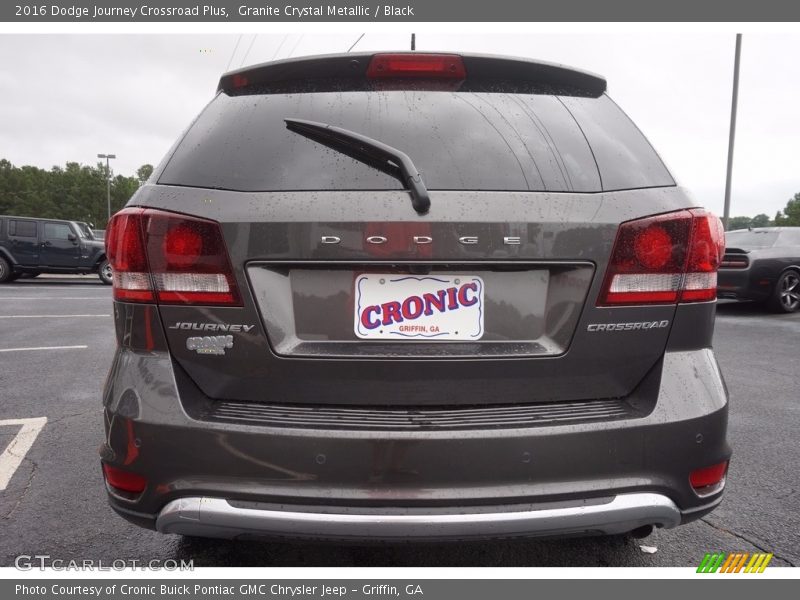 Granite Crystal Metallic / Black 2016 Dodge Journey Crossroad Plus