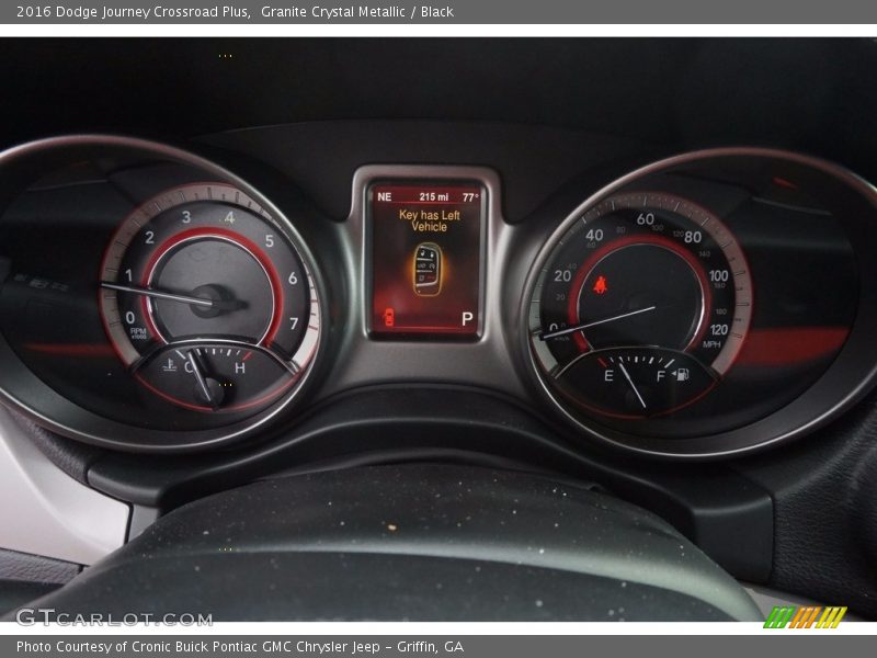 Granite Crystal Metallic / Black 2016 Dodge Journey Crossroad Plus