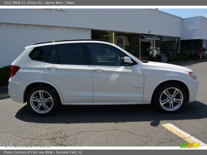 Alpine White / Black 2013 BMW X3 xDrive 35i