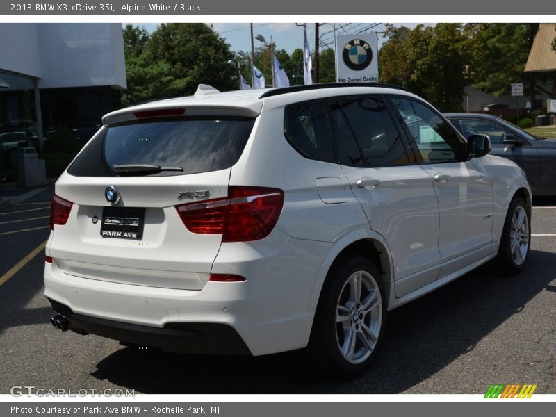 Alpine White / Black 2013 BMW X3 xDrive 35i
