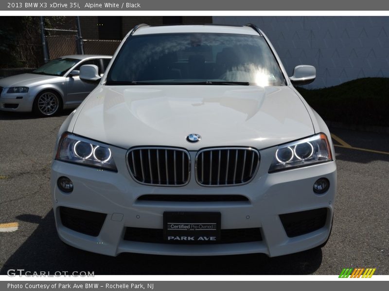 Alpine White / Black 2013 BMW X3 xDrive 35i