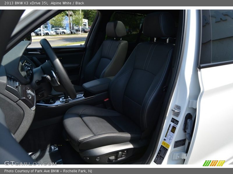 Alpine White / Black 2013 BMW X3 xDrive 35i