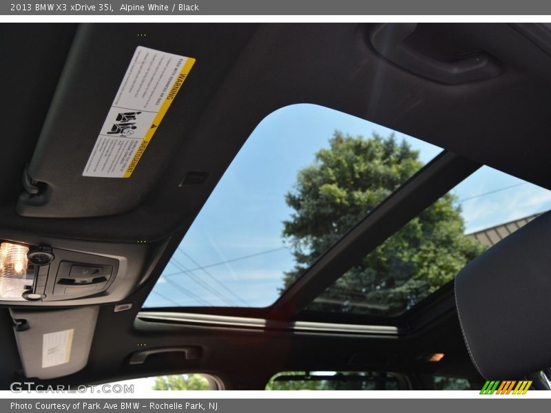Alpine White / Black 2013 BMW X3 xDrive 35i