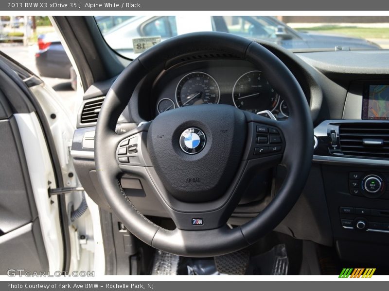 Alpine White / Black 2013 BMW X3 xDrive 35i