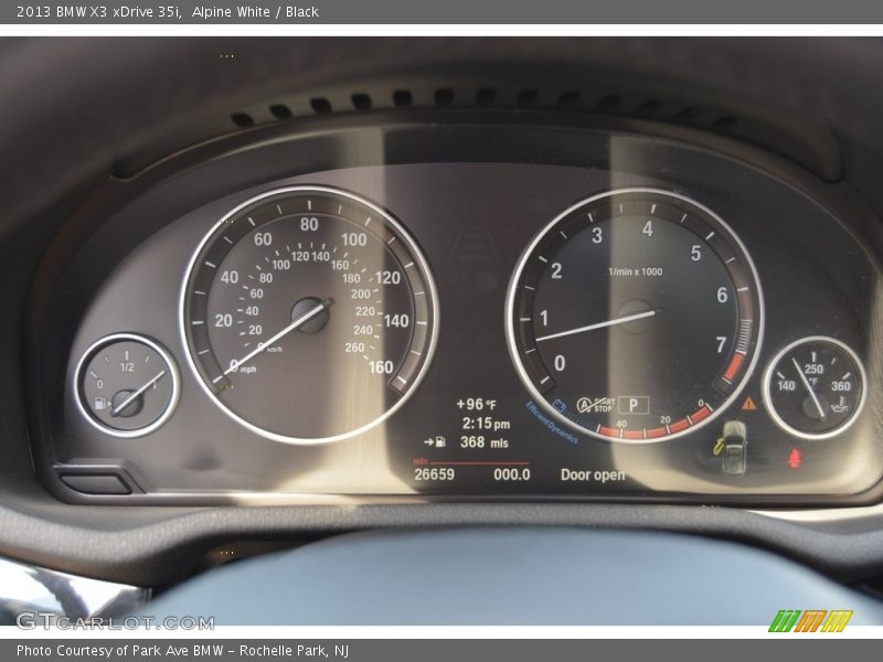 Alpine White / Black 2013 BMW X3 xDrive 35i