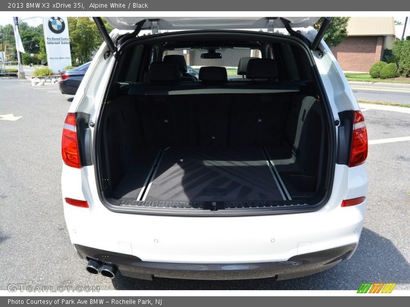 Alpine White / Black 2013 BMW X3 xDrive 35i