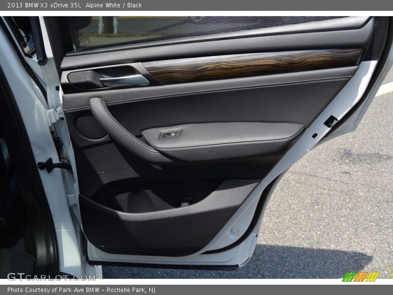 Alpine White / Black 2013 BMW X3 xDrive 35i