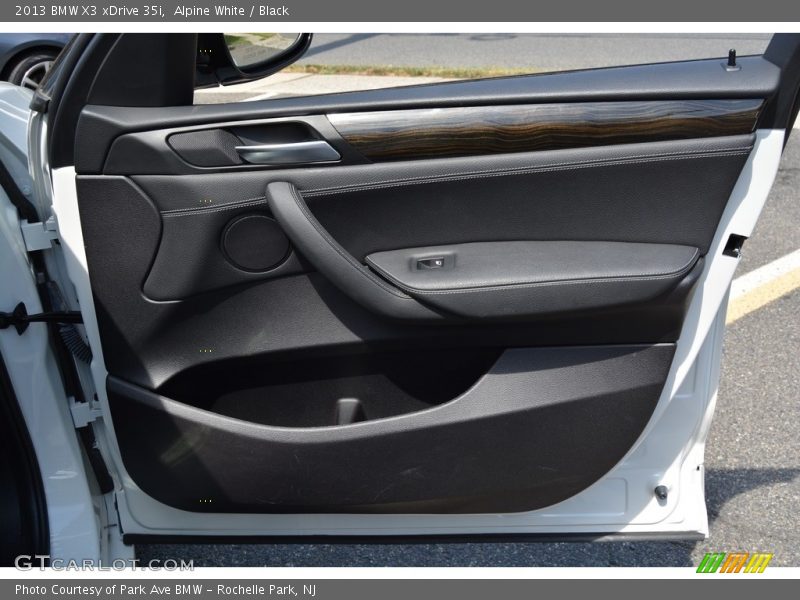 Alpine White / Black 2013 BMW X3 xDrive 35i