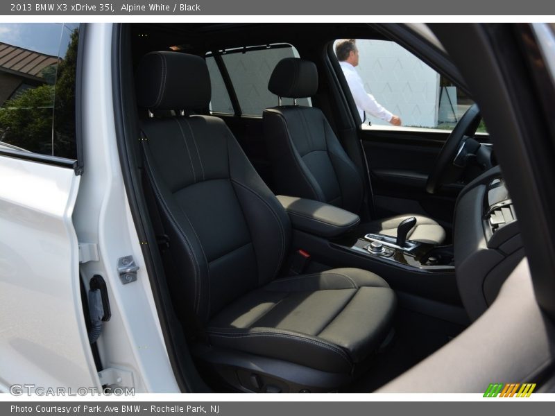 Alpine White / Black 2013 BMW X3 xDrive 35i