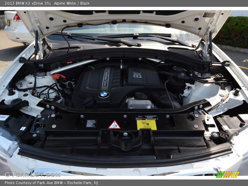 Alpine White / Black 2013 BMW X3 xDrive 35i