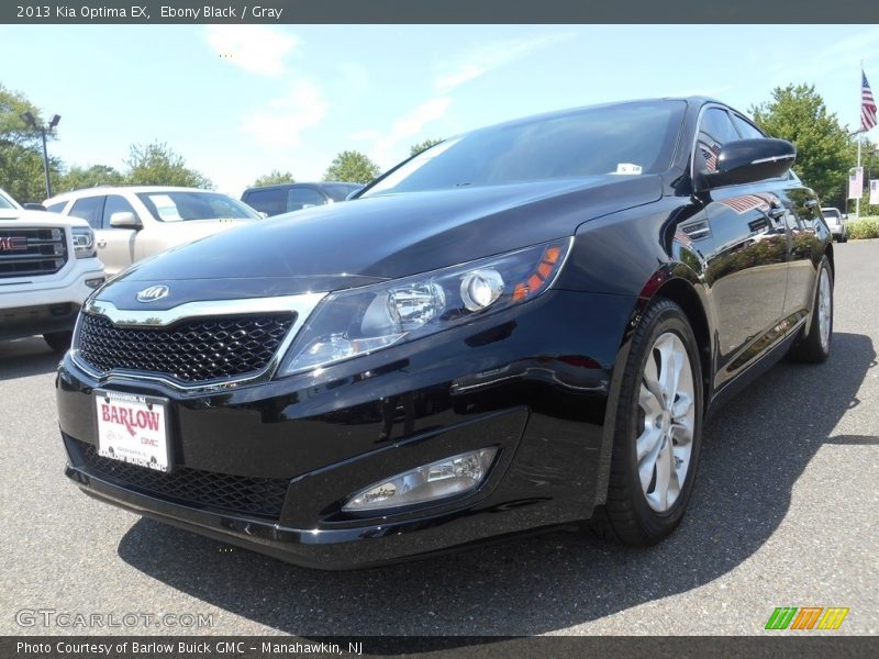 Ebony Black / Gray 2013 Kia Optima EX