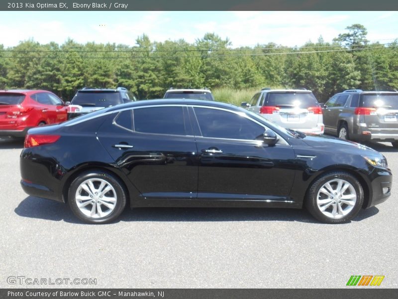 Ebony Black / Gray 2013 Kia Optima EX