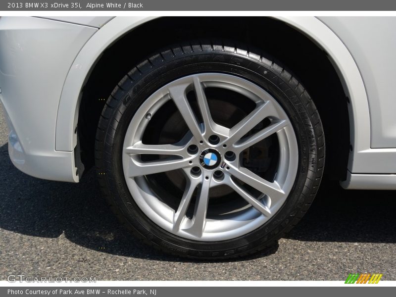 Alpine White / Black 2013 BMW X3 xDrive 35i