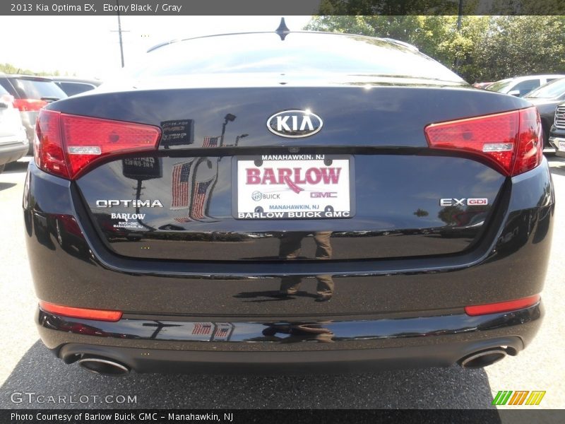 Ebony Black / Gray 2013 Kia Optima EX