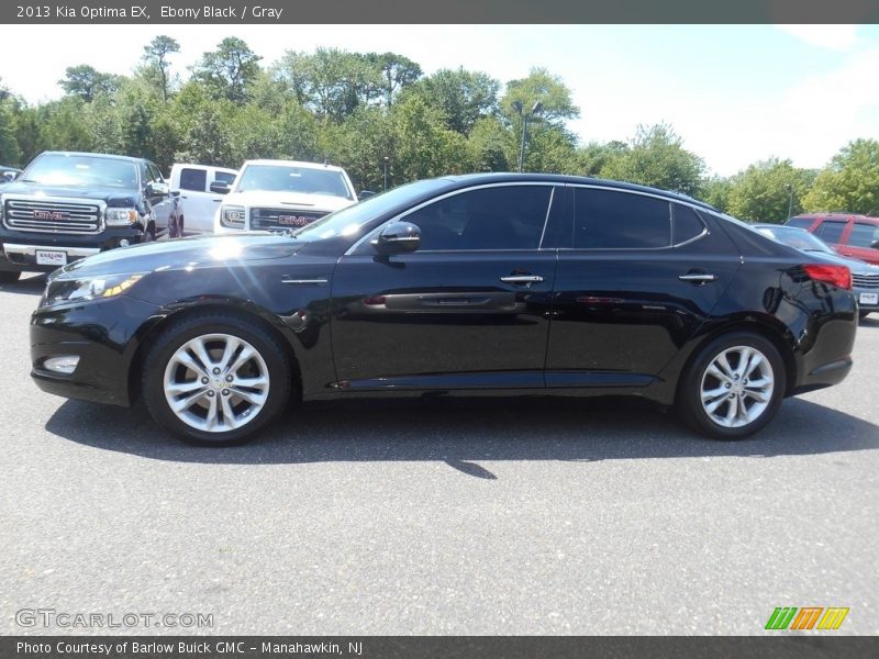Ebony Black / Gray 2013 Kia Optima EX