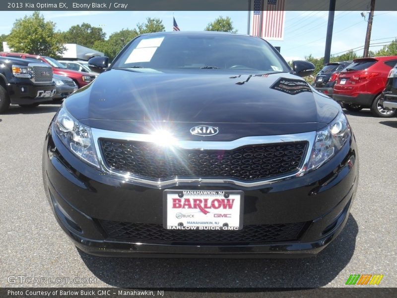 Ebony Black / Gray 2013 Kia Optima EX