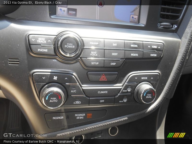 Ebony Black / Gray 2013 Kia Optima EX