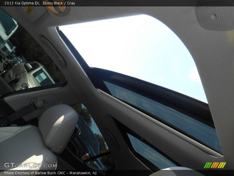 Ebony Black / Gray 2013 Kia Optima EX