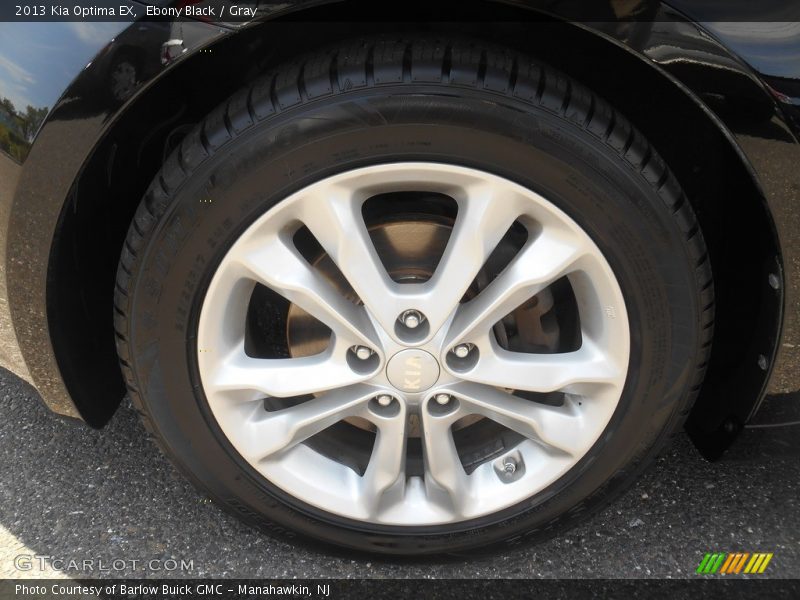 Ebony Black / Gray 2013 Kia Optima EX